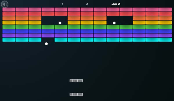 Hứng những quả bóng để phá gạch
