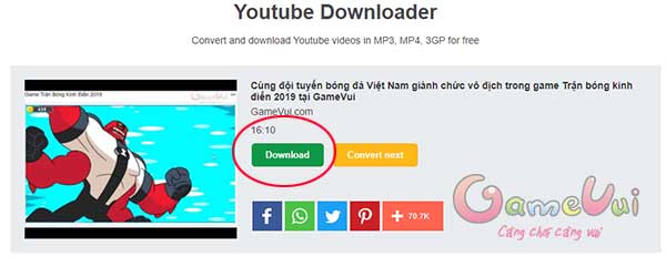 Nhấn Download