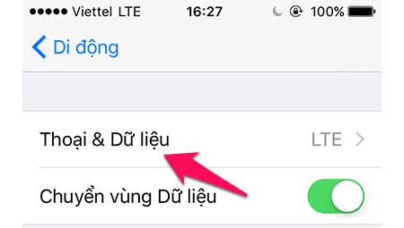 Thoại & Dữ liệu