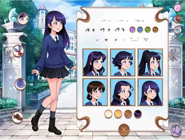 Tô điểm khuôn mặt nữ sinh