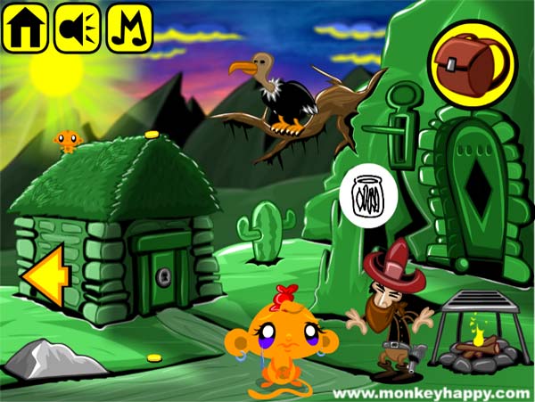 Chơi game Chú khỉ buồn 508 - GameVui