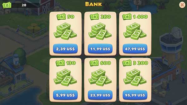 Mua bằng tiền thật