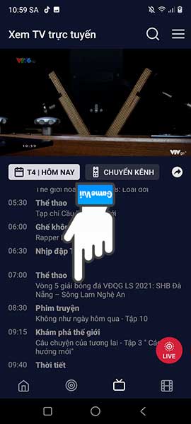 Xem bóng đá trên VTVGo