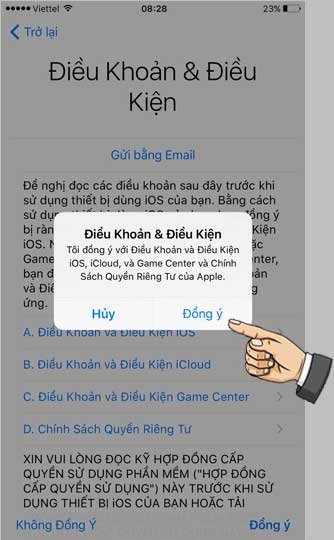 Đồng ý các điều khoản sử dụng