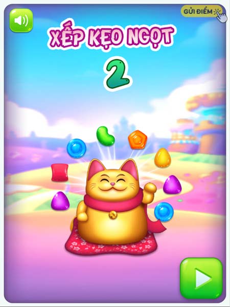 Chơi game Xếp kẹo ngọt 2 - GameVui