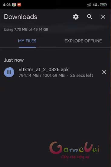 Cài file APK