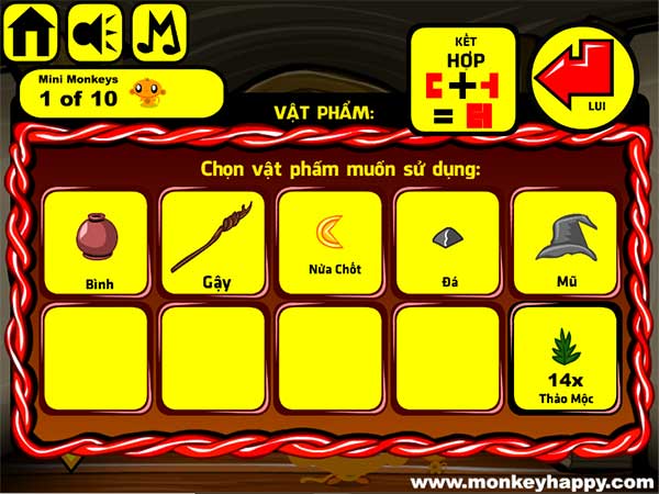 Các vật thu được