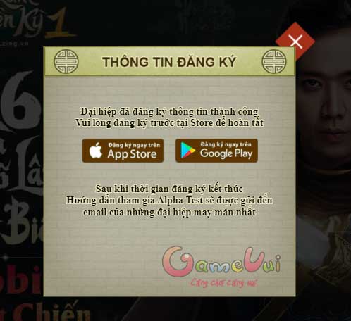 Đăng ký trước tại Google Play hoặc App Store