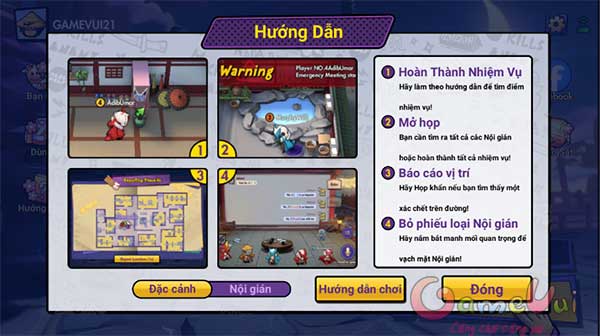 Nhiệm vụ của từng phe