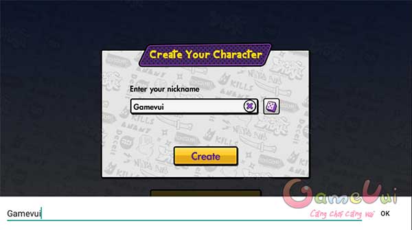 Tạo nick trong game