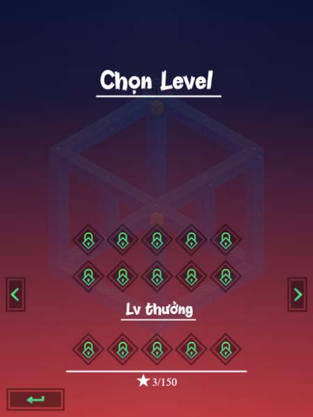 Chọn level thử thách