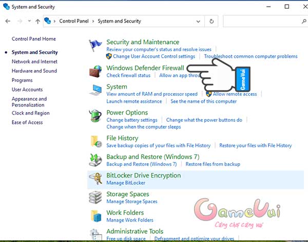 Windows Defender Firewall