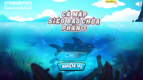 Chơi game Cá mập siêu bạo chúa 3 - GameVui