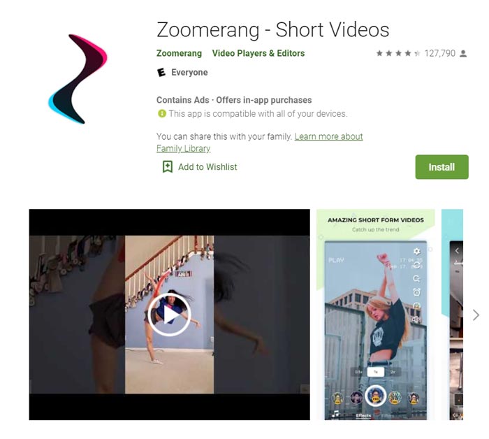 Ứng dụng Zoomerang