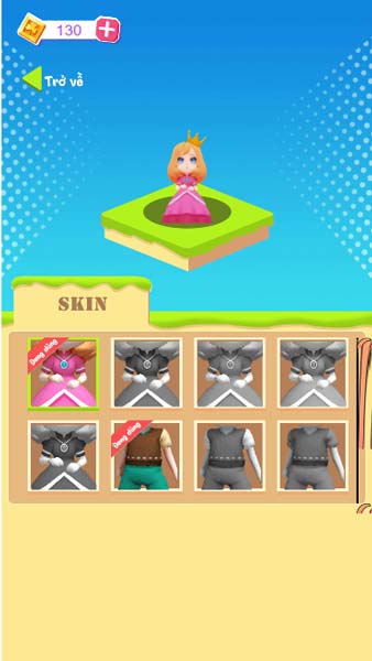 Các skin trang phục trong Shop cửa hàng