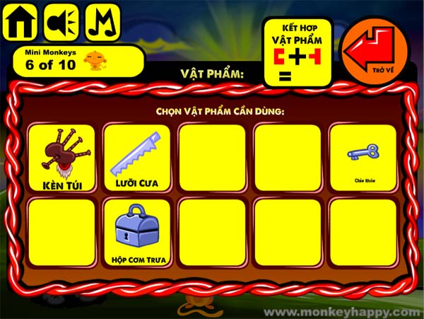 Các vật phẩm cần thiết