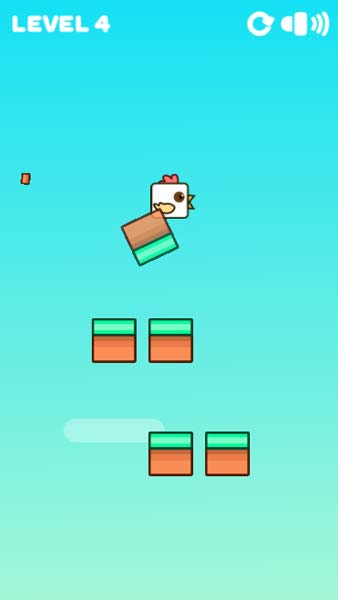 Điều khiển chú gà con nhảy chính xác