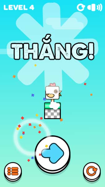 Hoàn thành level thử thách