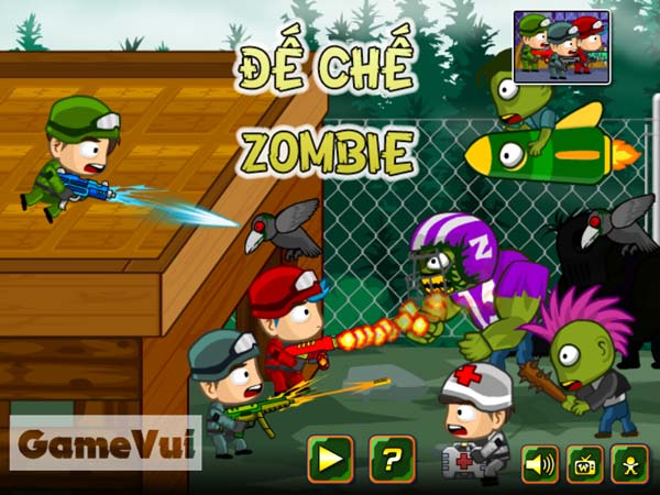 Chơi game Đế chế Zombie - GameVui