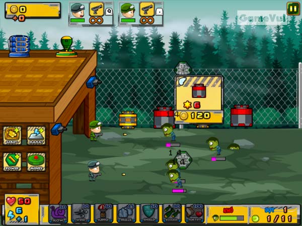 Phòng thủ chống lại lũ Zombie