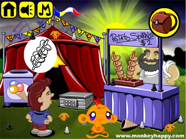 Chơi game Chú khỉ buồn 519 - GameVui