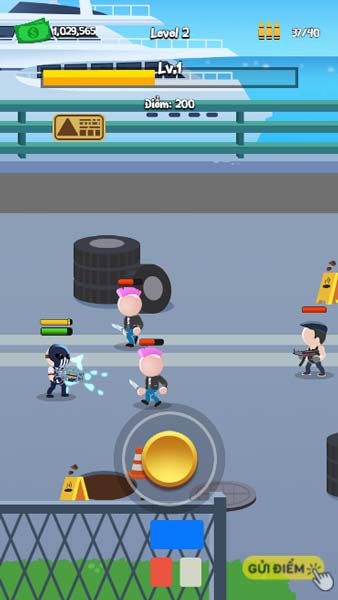 Điều khiển và di chuyển nhân vật chính