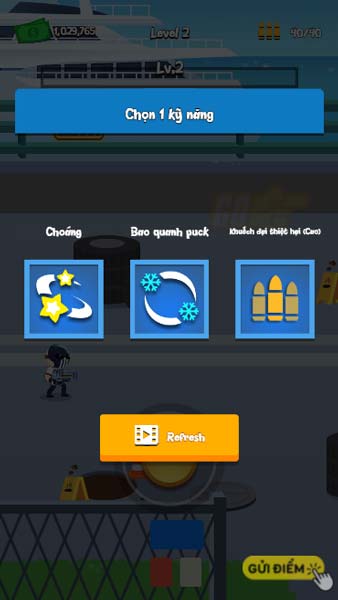 Nhận vật phẩm tăng sức mạnh