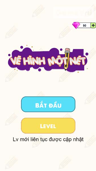 Chơi game Vẽ hình một nét - GameVui