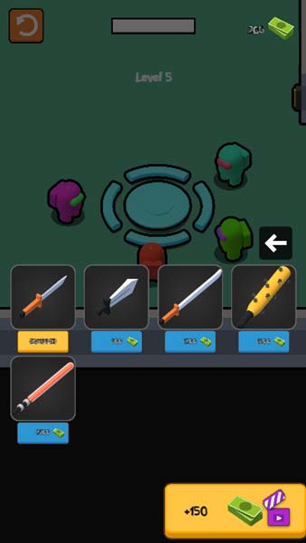 Các loại vũ khí trong Shop