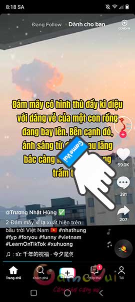 Chia sẻ video Tik Tok