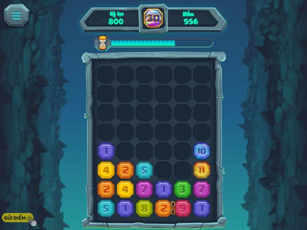 Gộp những viên kim cương có số giống nhau