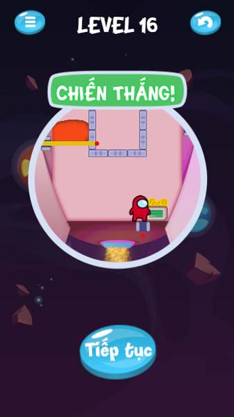 Hoàn thành level thử thách