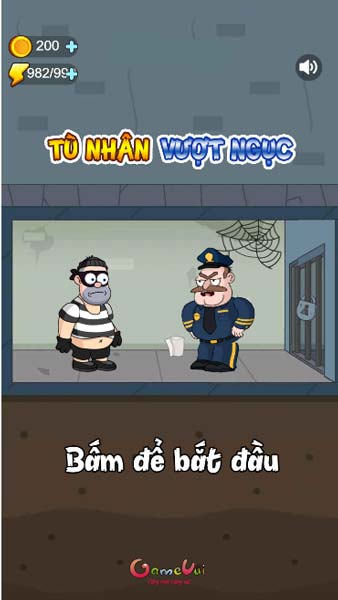 Chơi game Tù nhân vượt ngục - GameVui