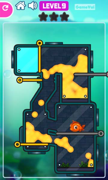 Dùng lửa, dung nham để hạ gục tên cá mập