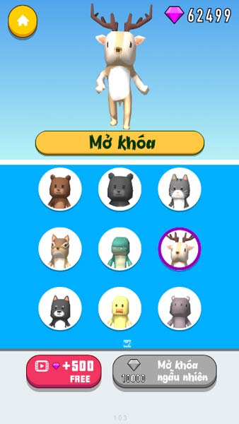 Các skin nhân vật trong Shop