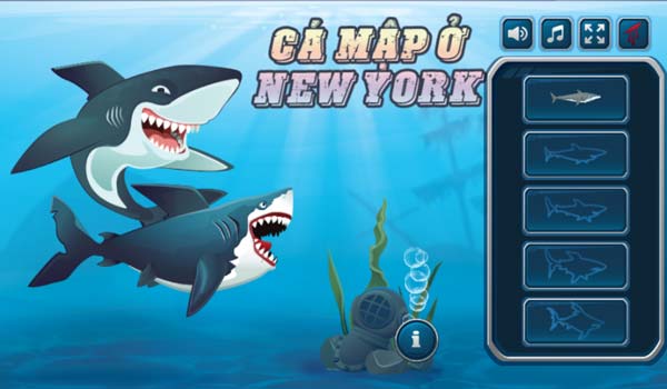 Chơi game Cá mập ở New York - GameVui