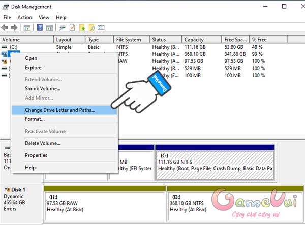 Change Drive Letter And Paths