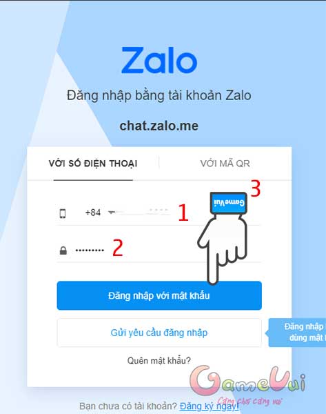Đăng nhập với mật khẩu