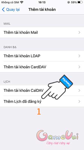 Thêm lịch đã đăng ký
