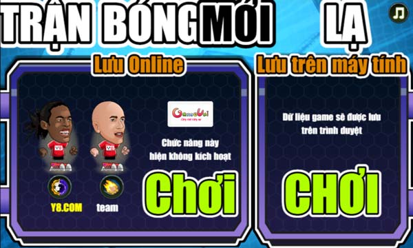 Chơi game Đội bóng mới lạ - GameVui