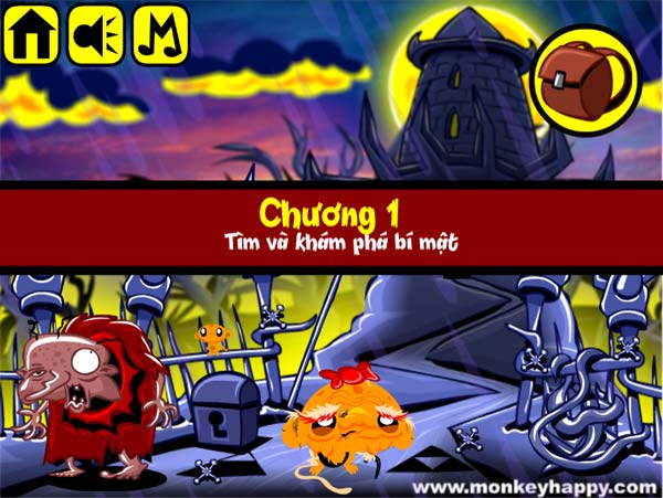 Chơi game Chú khỉ buồn 528 - GameVui