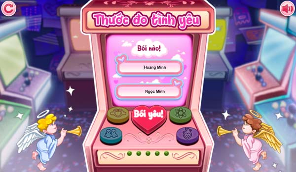 Chơi game Thước đo tình yêu - GameVui