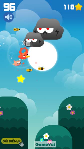 Điều khiển chú chim bay thật khéo léo