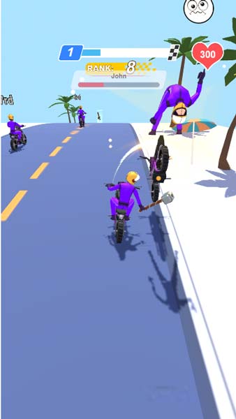 Hạ gục những đối thủ khác trên đường đua