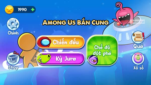 Chơi game Among Us bắn cung - GameVui