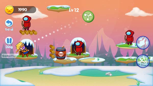 Among Us bắn hạ đối thủ