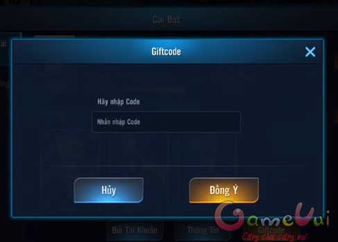 Nhập code