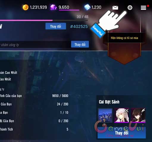 Ấn vào bánh răng cưa