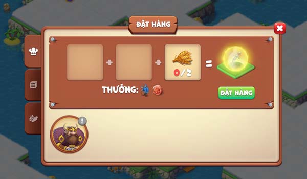 Chế vật phẩm theo yêu cầu