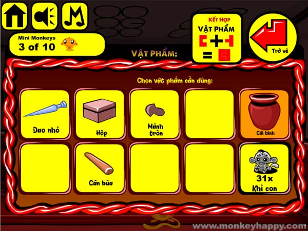 Thu thập các vật phẩm